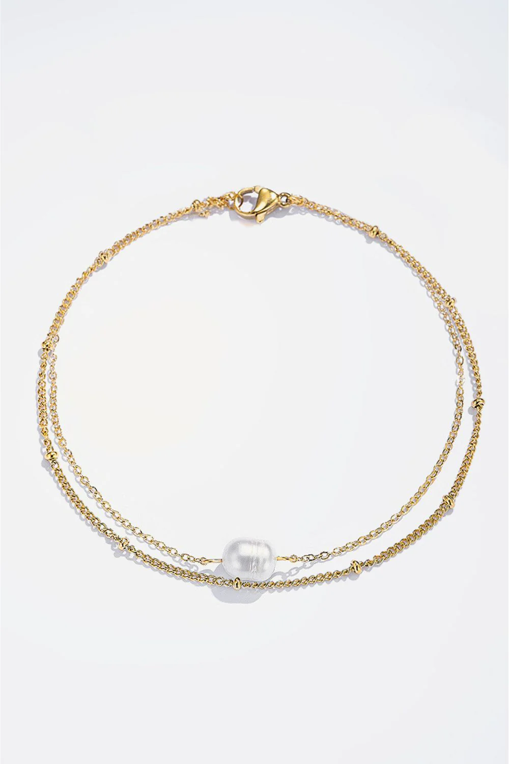 Anklets Pearl | Gold | Ankelkæde fra Birdsong - Image 2