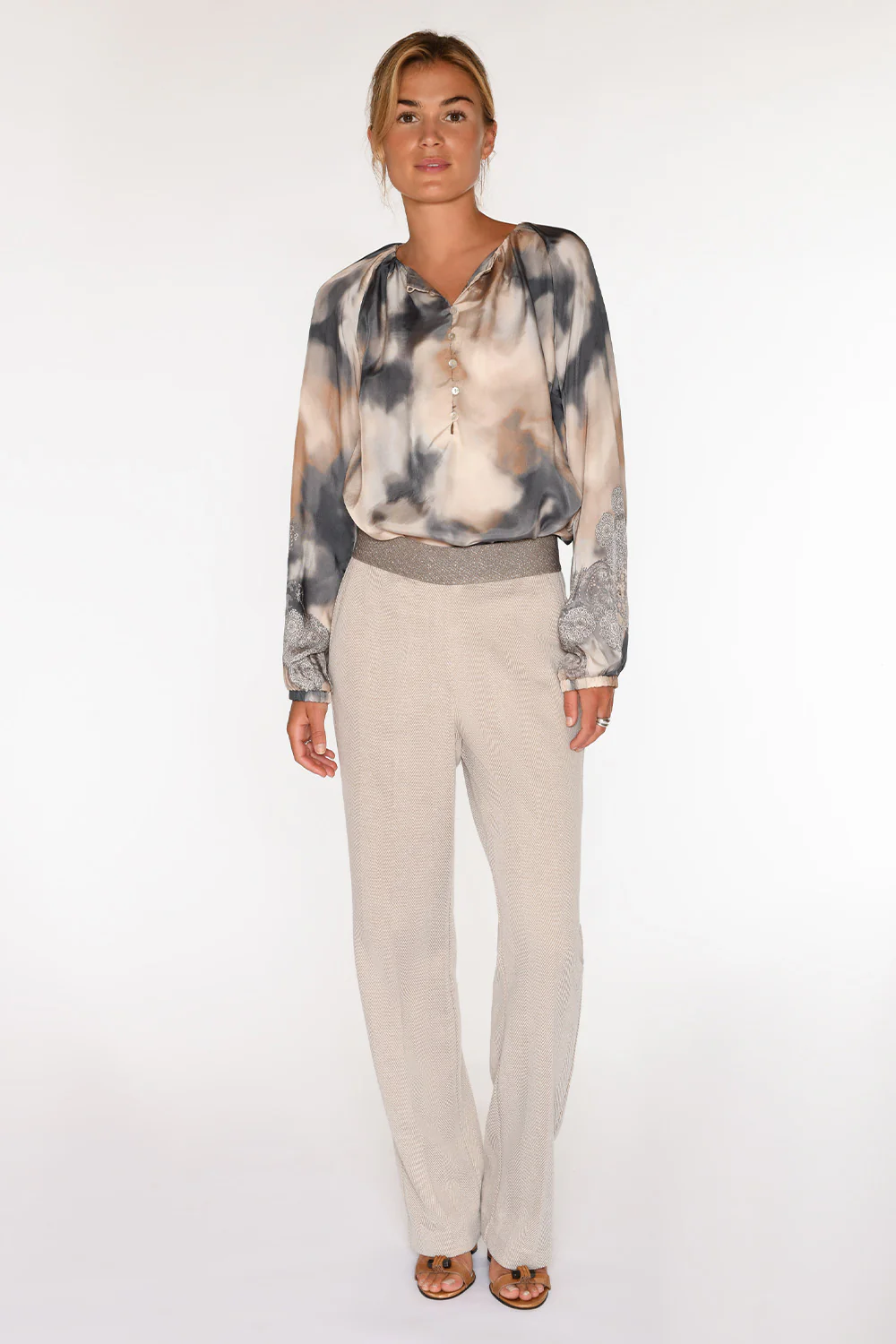 Annebell, blouse | Beige/Sand | Skjorte fra Gustav - Image 4