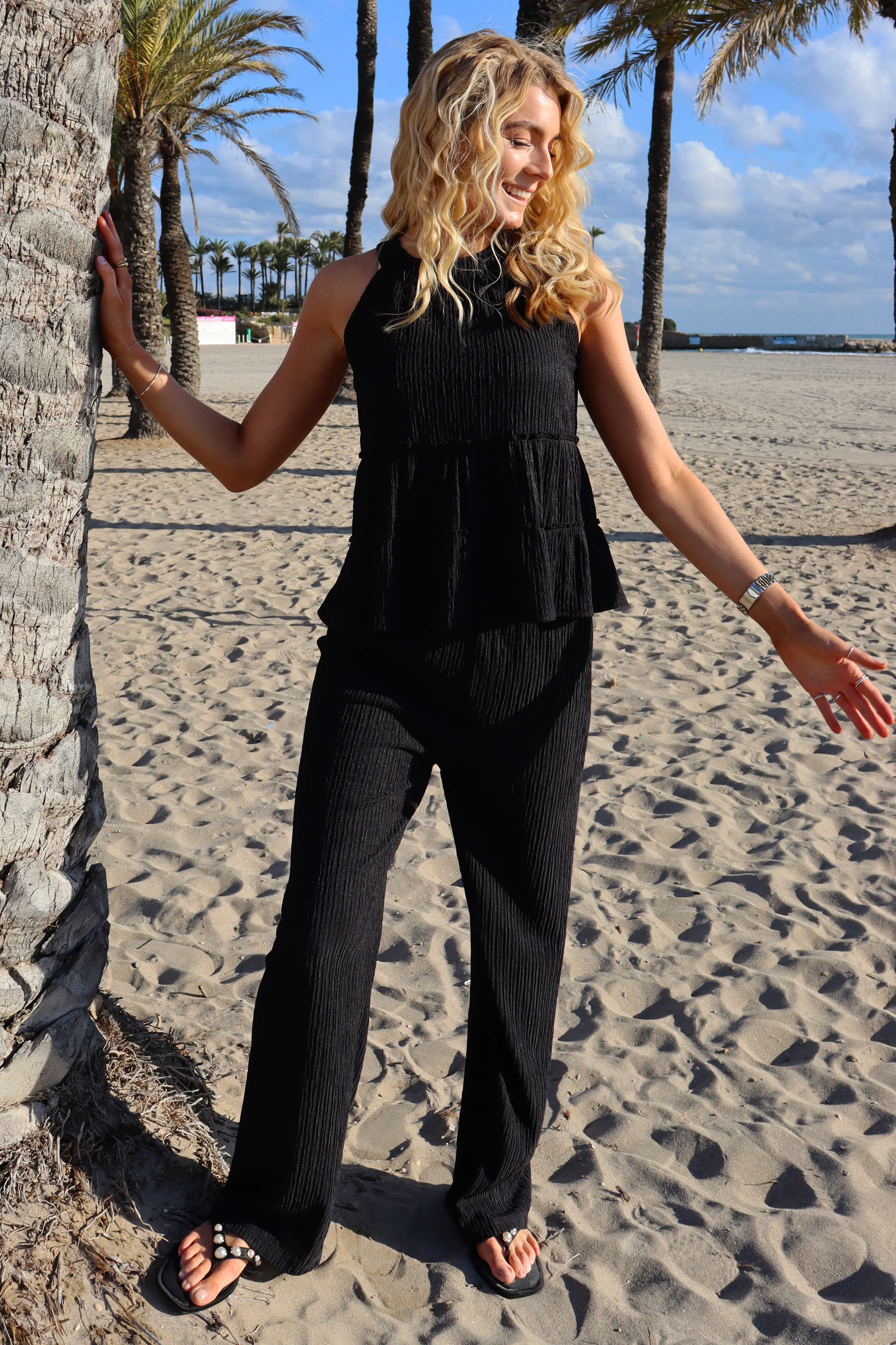 Anni Top | Black | Bluse fra Liberté - Image 3