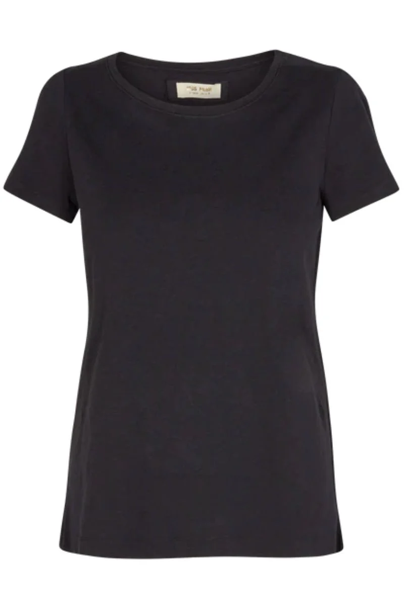 Arden Organic O-SS Tee | Black | T-Shirt fra Mos Mosh - Image 2