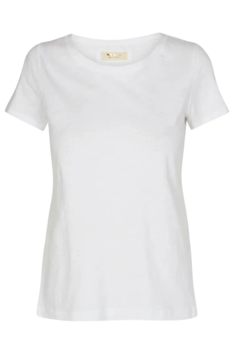 Arden Organic O-SS Tee | White | T-Shirt fra Mos Mosh - Image 3