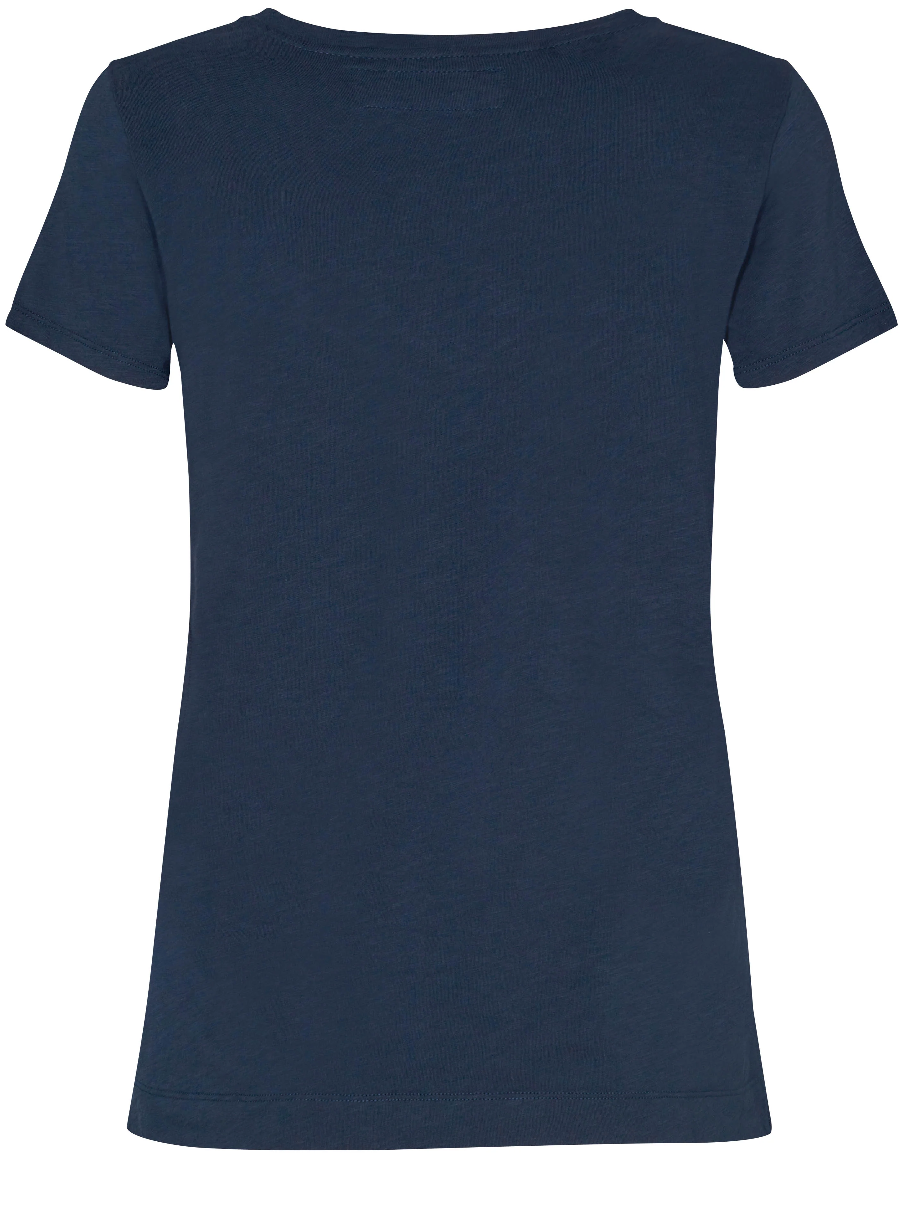 Arden Organic V-neck Tee | Navy | T-Shirt fra Mos Mosh - Image 3