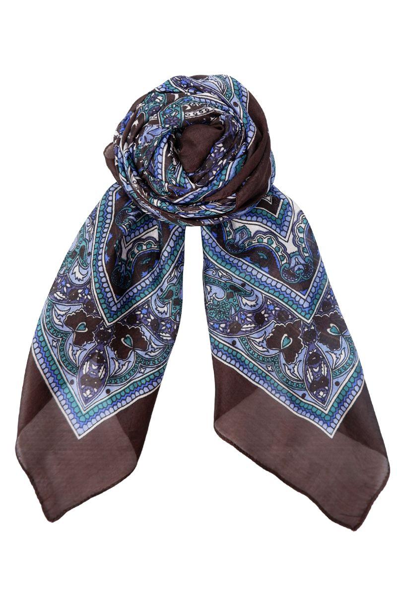 Arianna Silk Scarf | Mocca | Tørklæder fra Black Colour