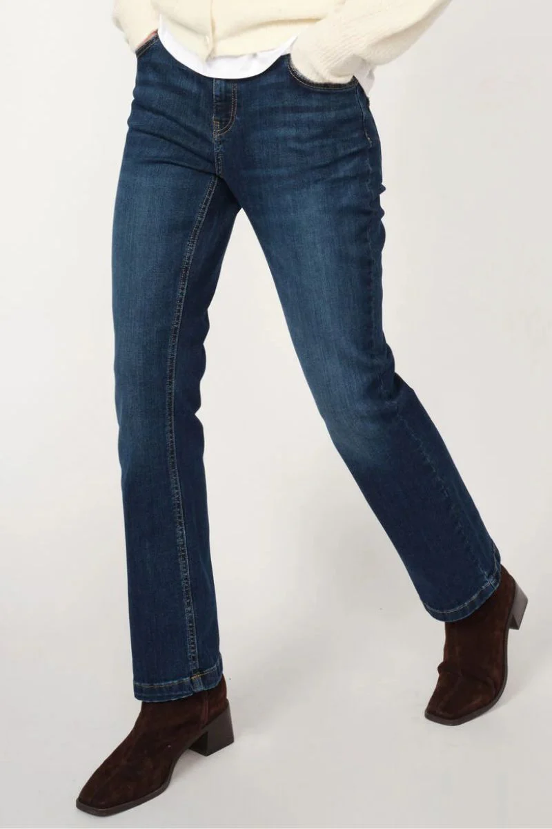 Ashley Imera Jeans Regular | Dark Blue | Jeans fra Mos Mosh - Image 3