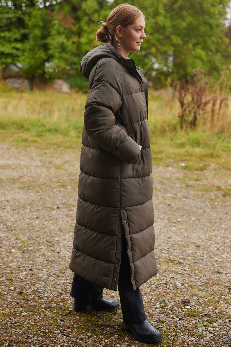 Asta Coat | Morel | Frakke fra French Laundry - Image 12