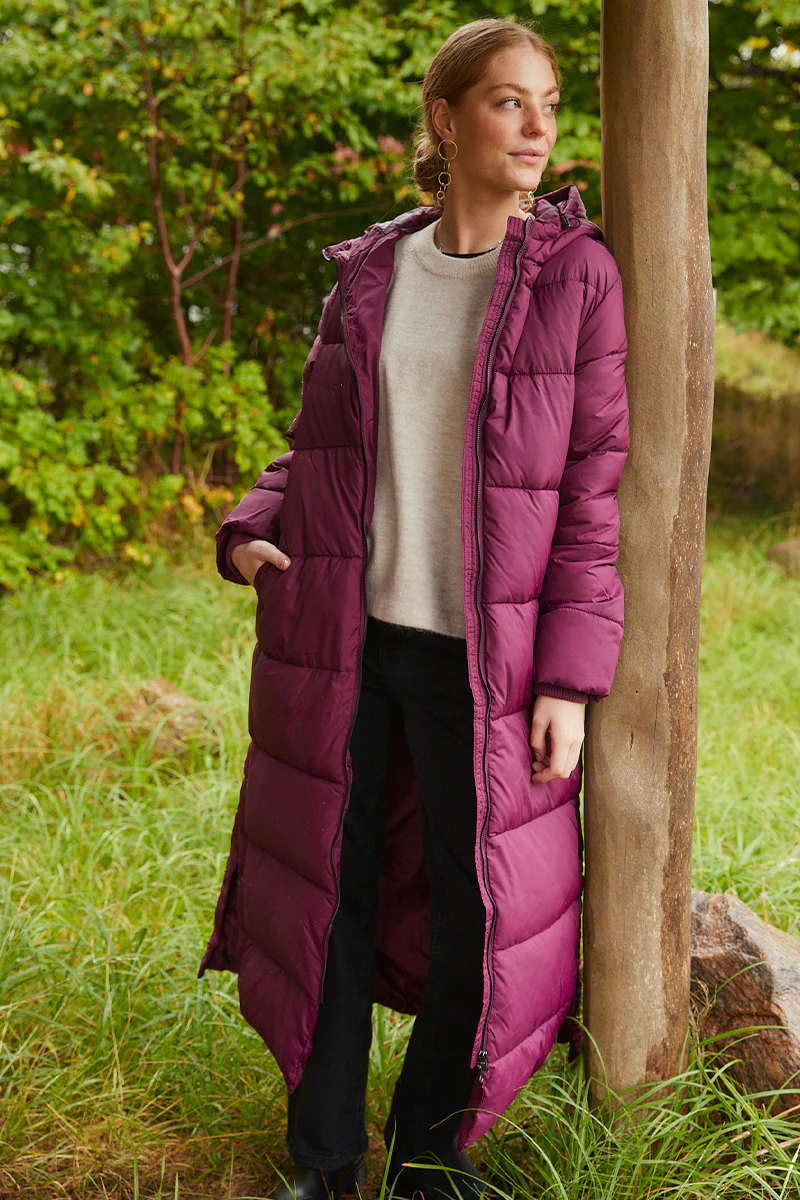Asta Coat | Bordeaux | Frakke fra French Laundry - Image 5