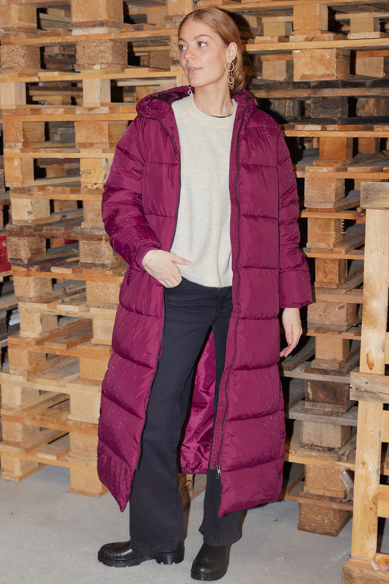 Asta Coat | Bordeaux | Frakke fra French Laundry - Image 6