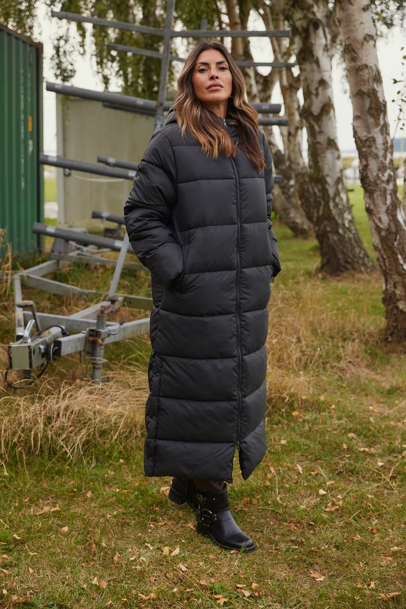 Asta Coat | Sort | Frakke fra French Laundry