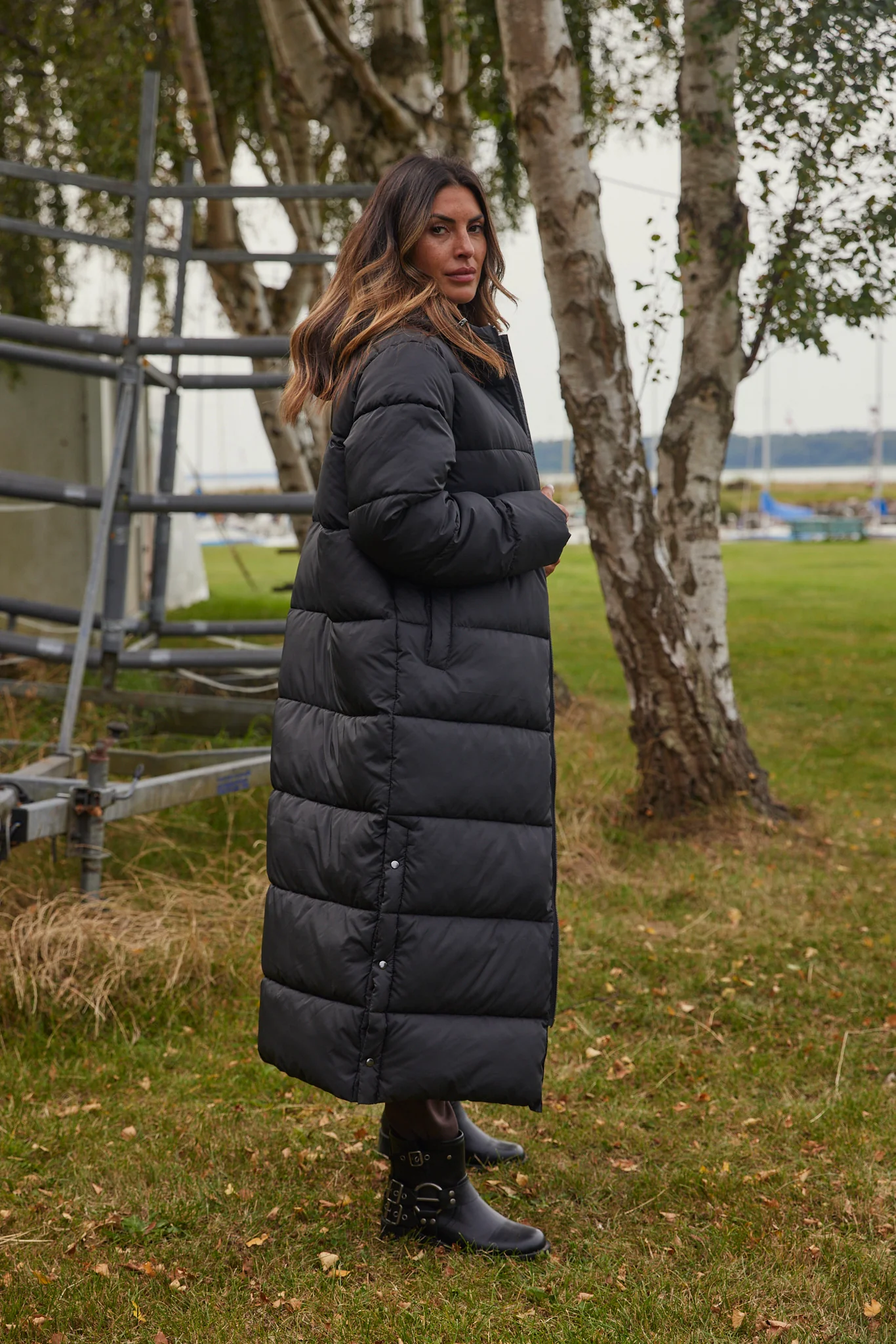 Asta Coat | Sort | Frakke fra French Laundry - Image 3
