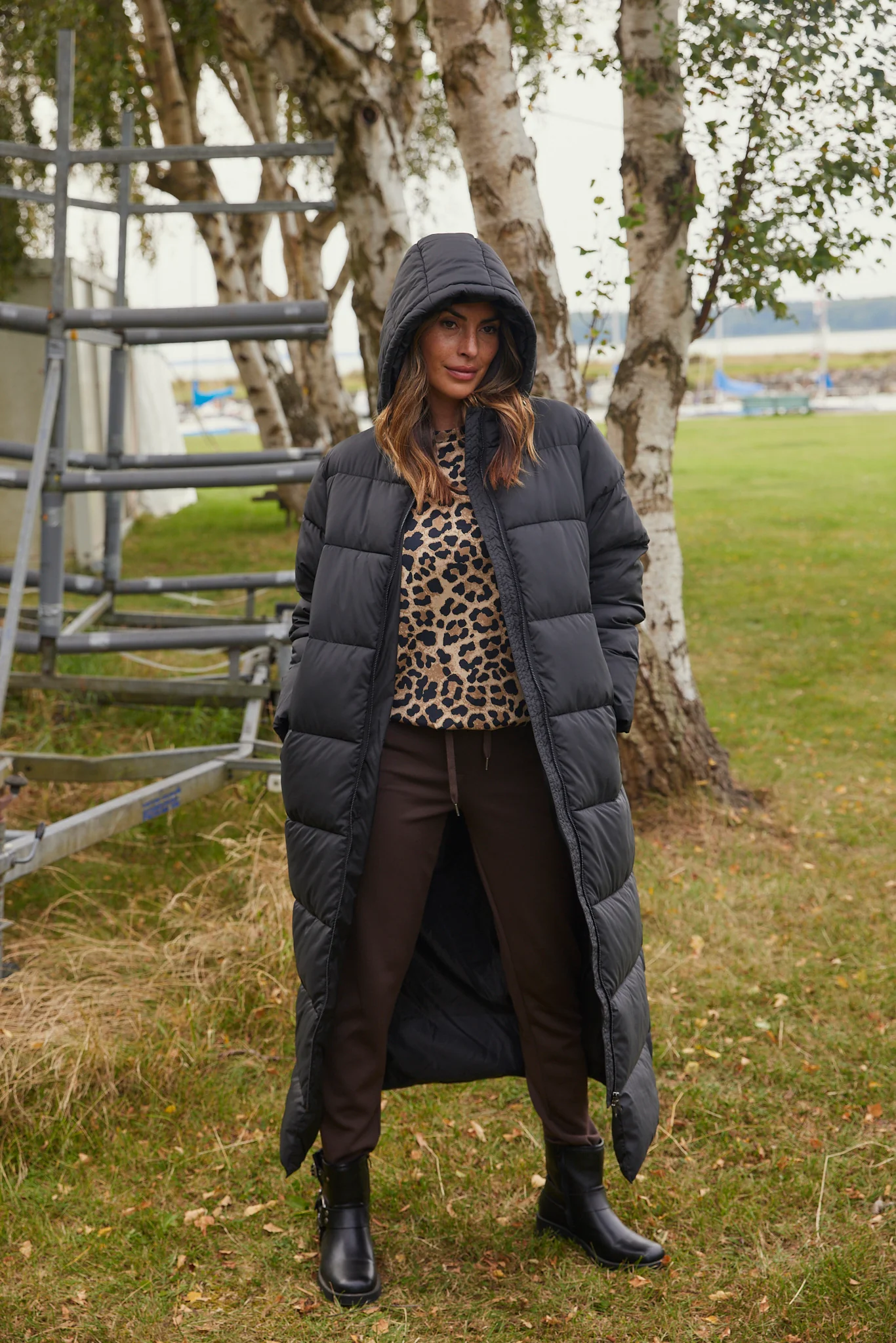 Asta Coat | Sort | Frakke fra French Laundry - Image 4