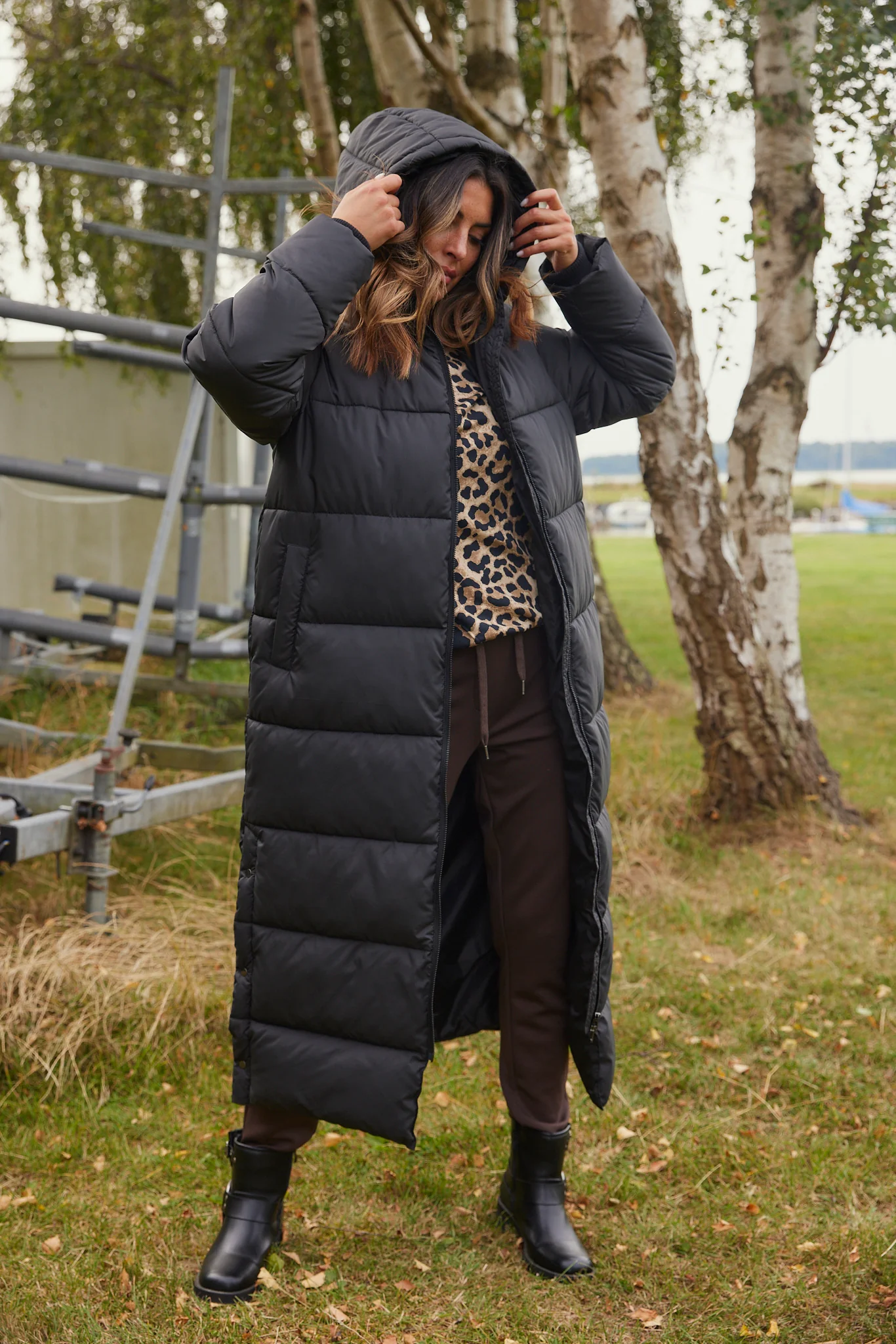 Asta Coat | Sort | Frakke fra French Laundry - Image 5