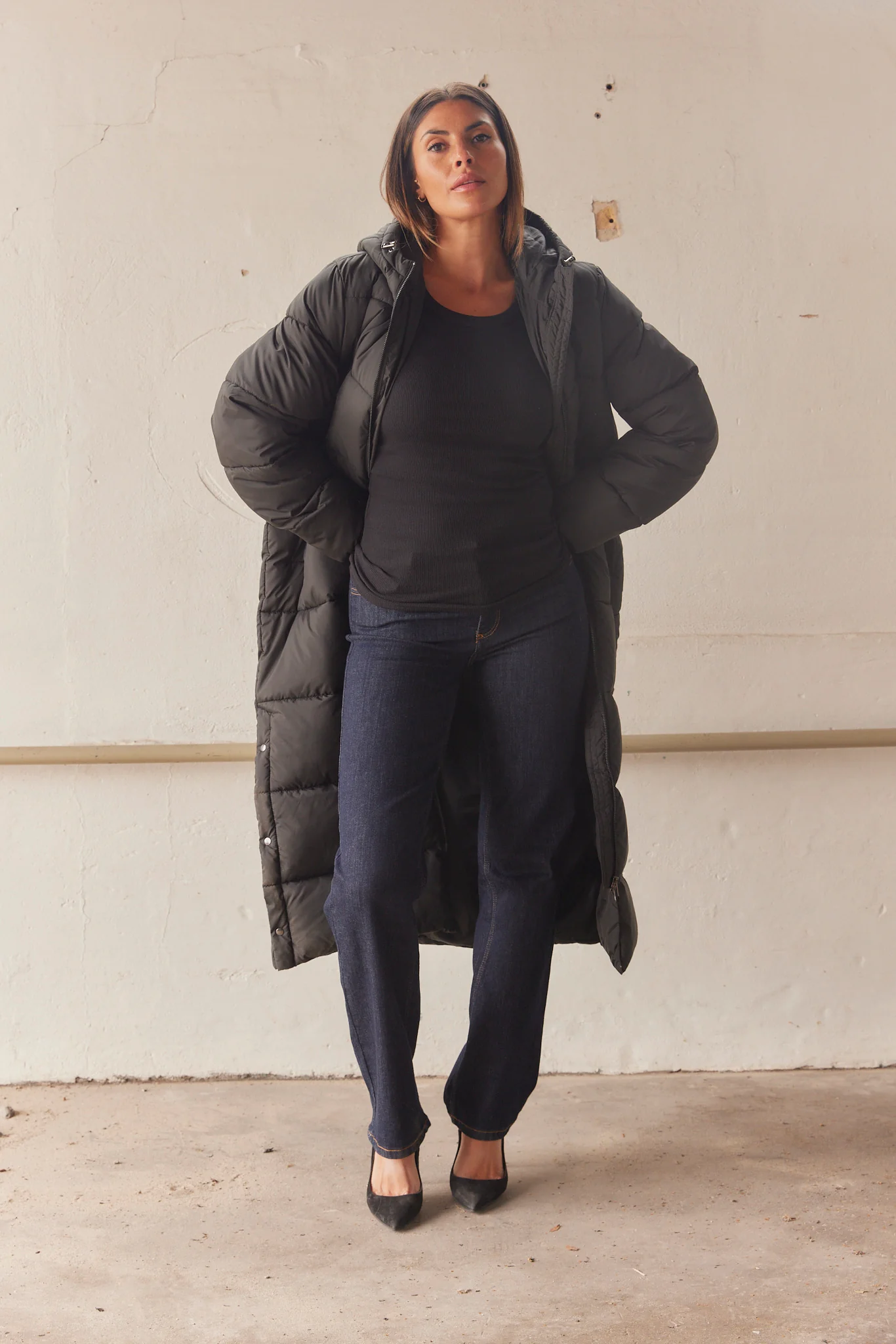 Asta Coat | Sort | Frakke fra French Laundry - Image 6