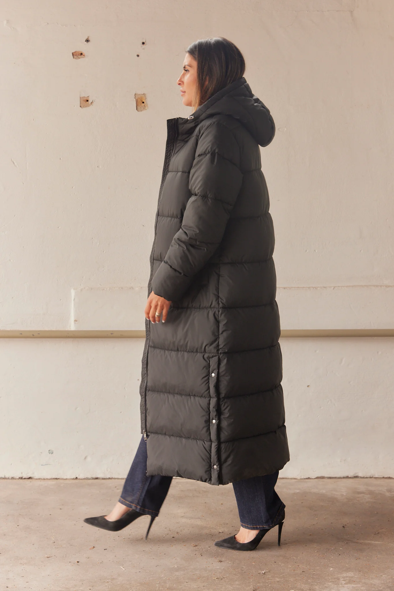 Asta Coat | Sort | Frakke fra French Laundry - Image 9