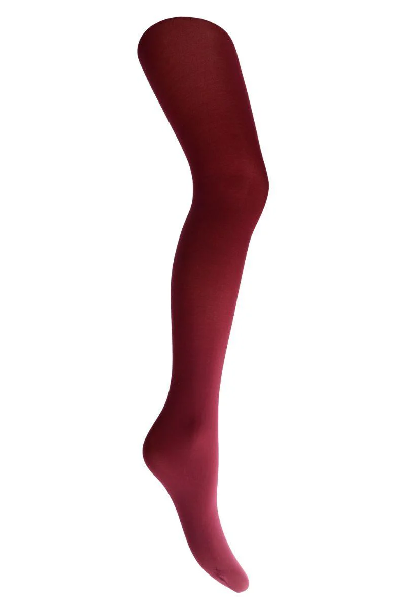 Asta Tights | Plum | Tights fra Black Colour