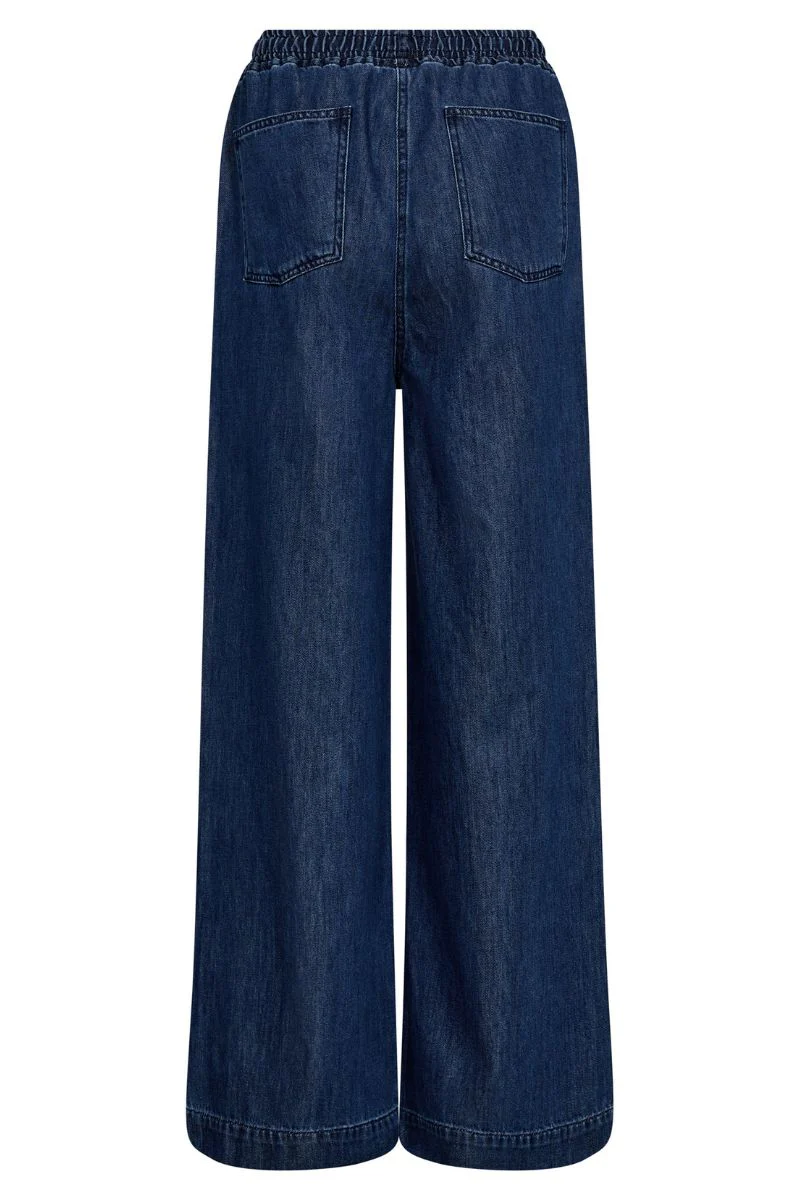Azmina Denim Pant 31634 | Denim blue | Bukser fra Co'couture - Image 4