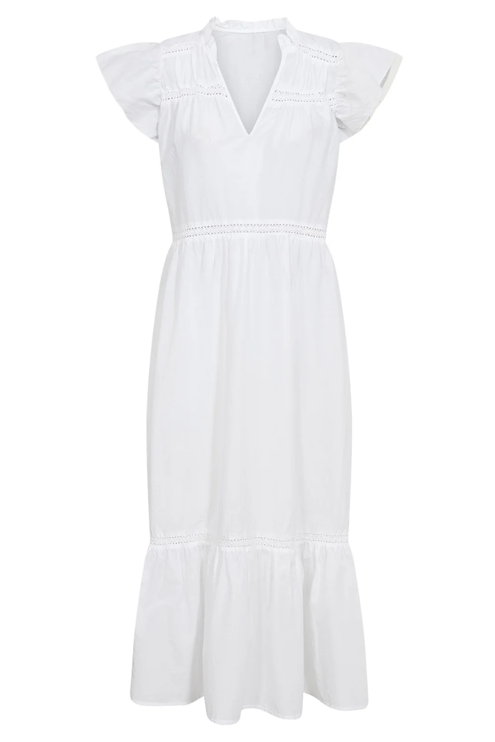 Azure Long Dress | White