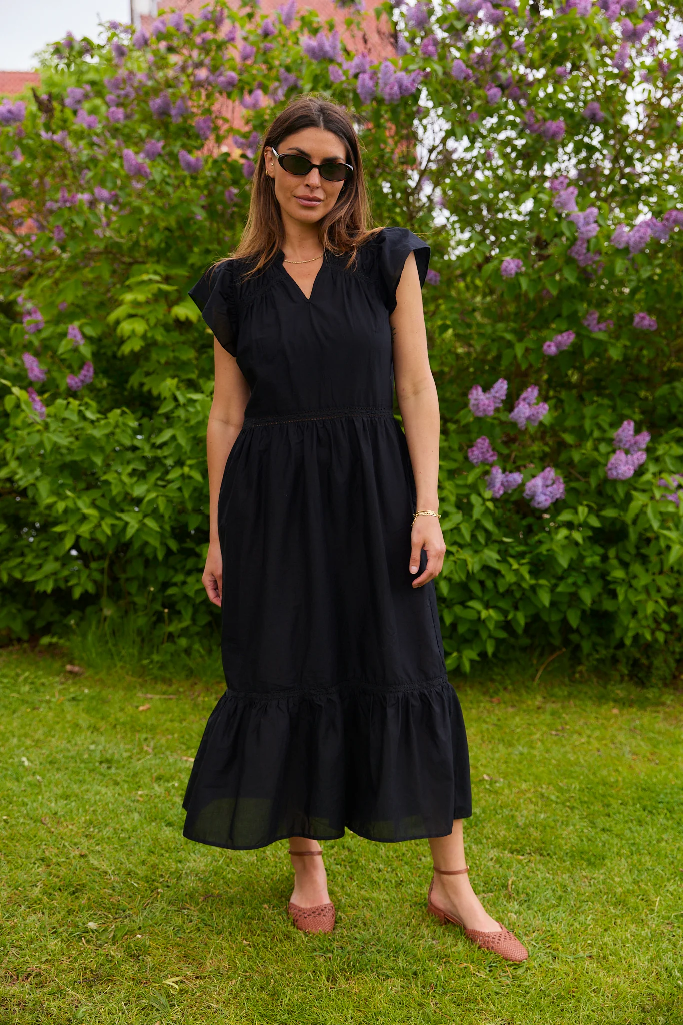 Azure Long Dress | Black