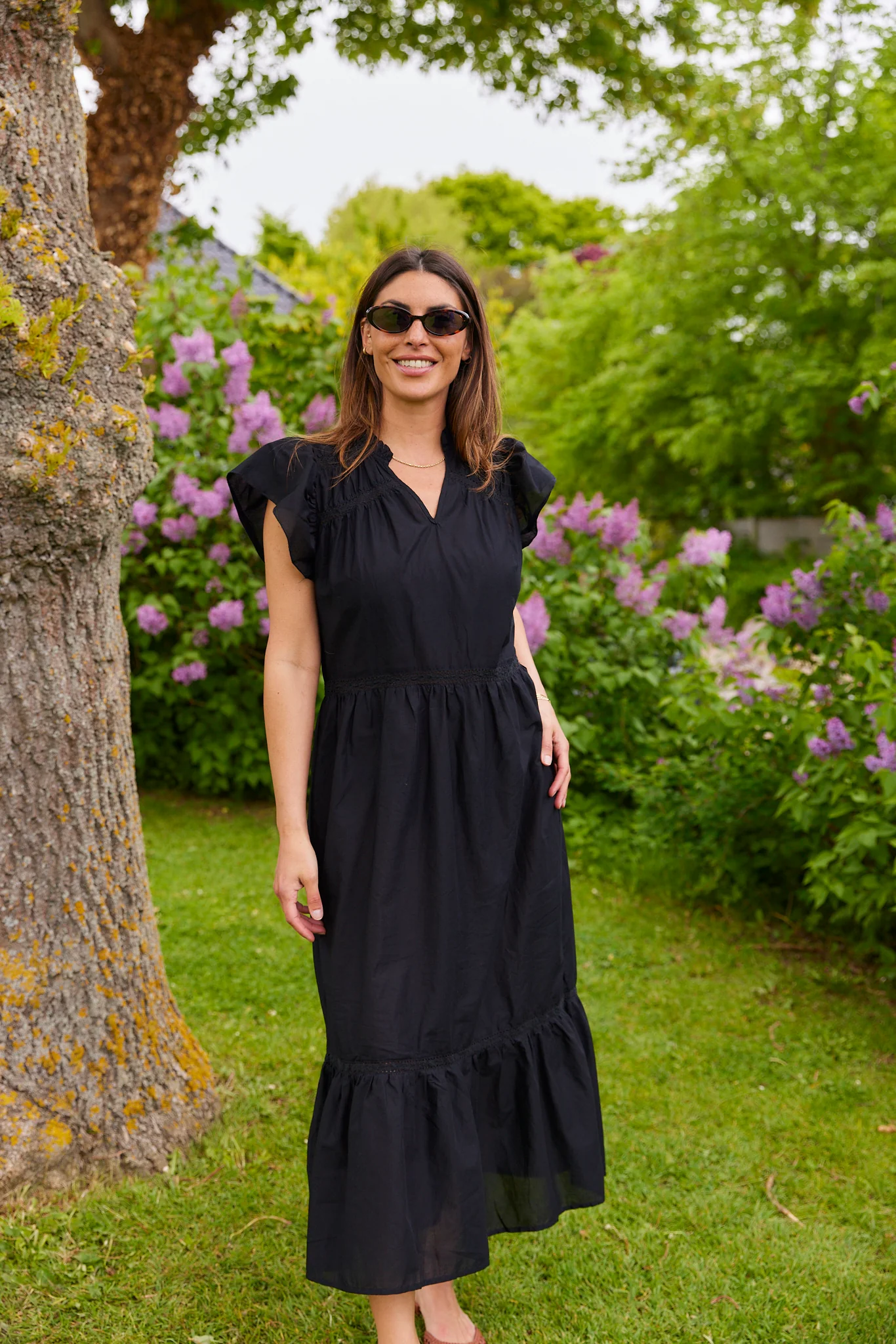 Azure Long Dress | Black - Image 2