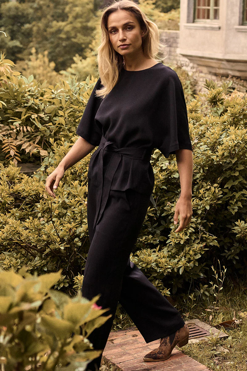 Bai Leia Pant 137930 | Black | Bukser fra Mos Mosh - Image 11