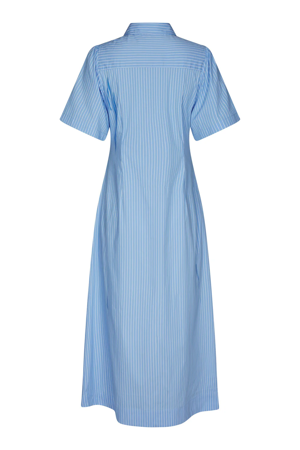 Baia Stripe Poplin Dress | Light Blue | Kjole fra Neo Noir - Image 3