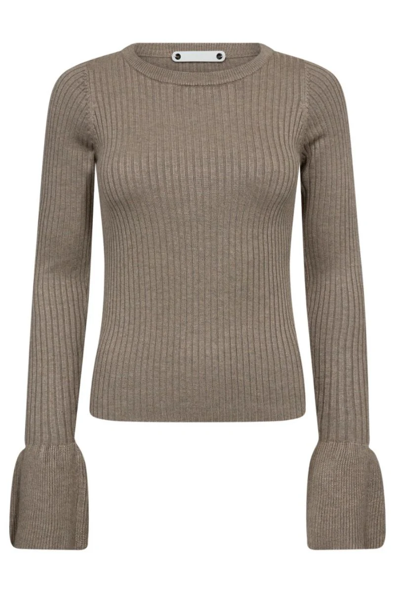 Balin Wide Cuff Knit 32191 | Light Walnut | Strik fra Co'couture