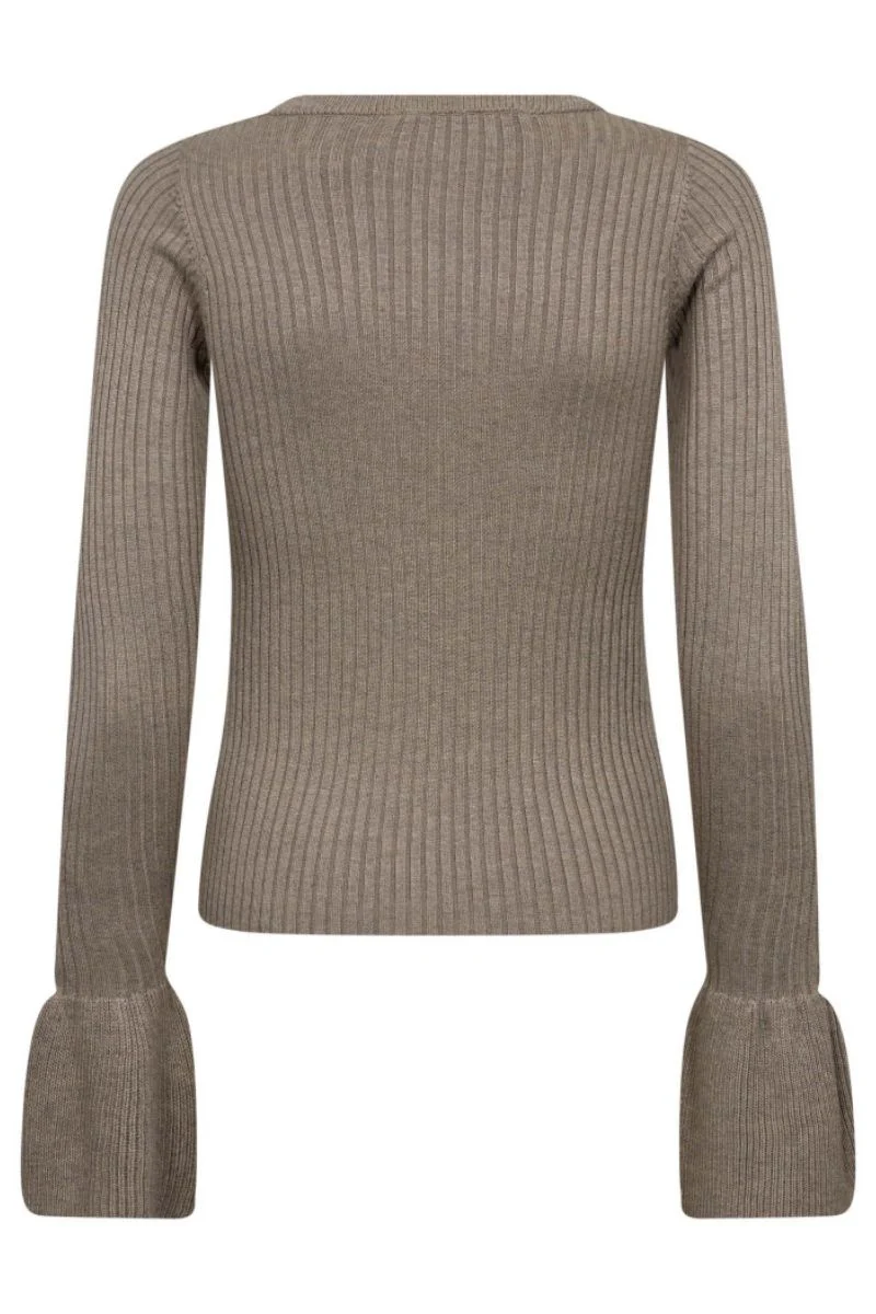 Balin Wide Cuff Knit 32191 | Light Walnut | Strik fra Co'couture - Image 2