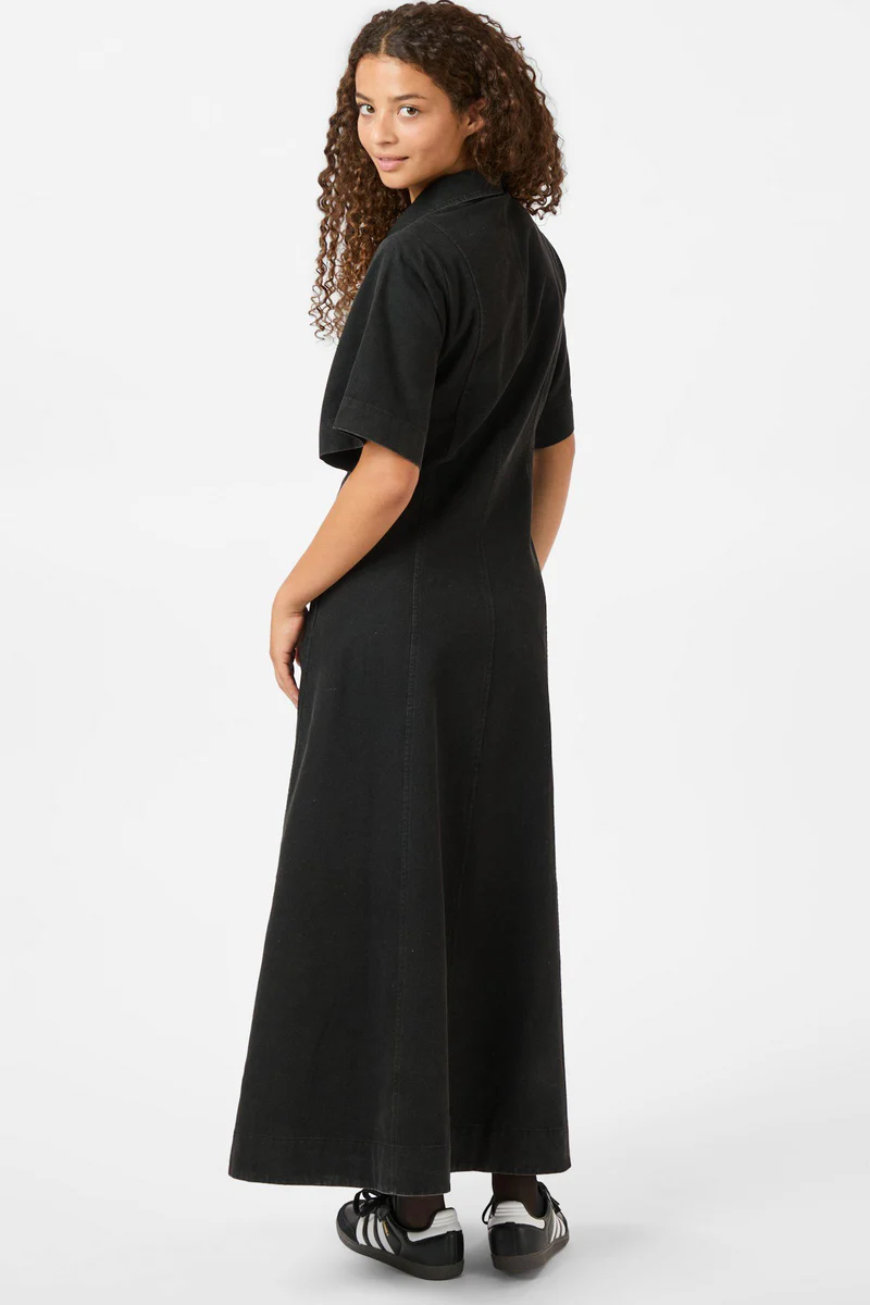 Balli Denim Dress 163548 | Black | Kjole fra Neo Noir - Image 2