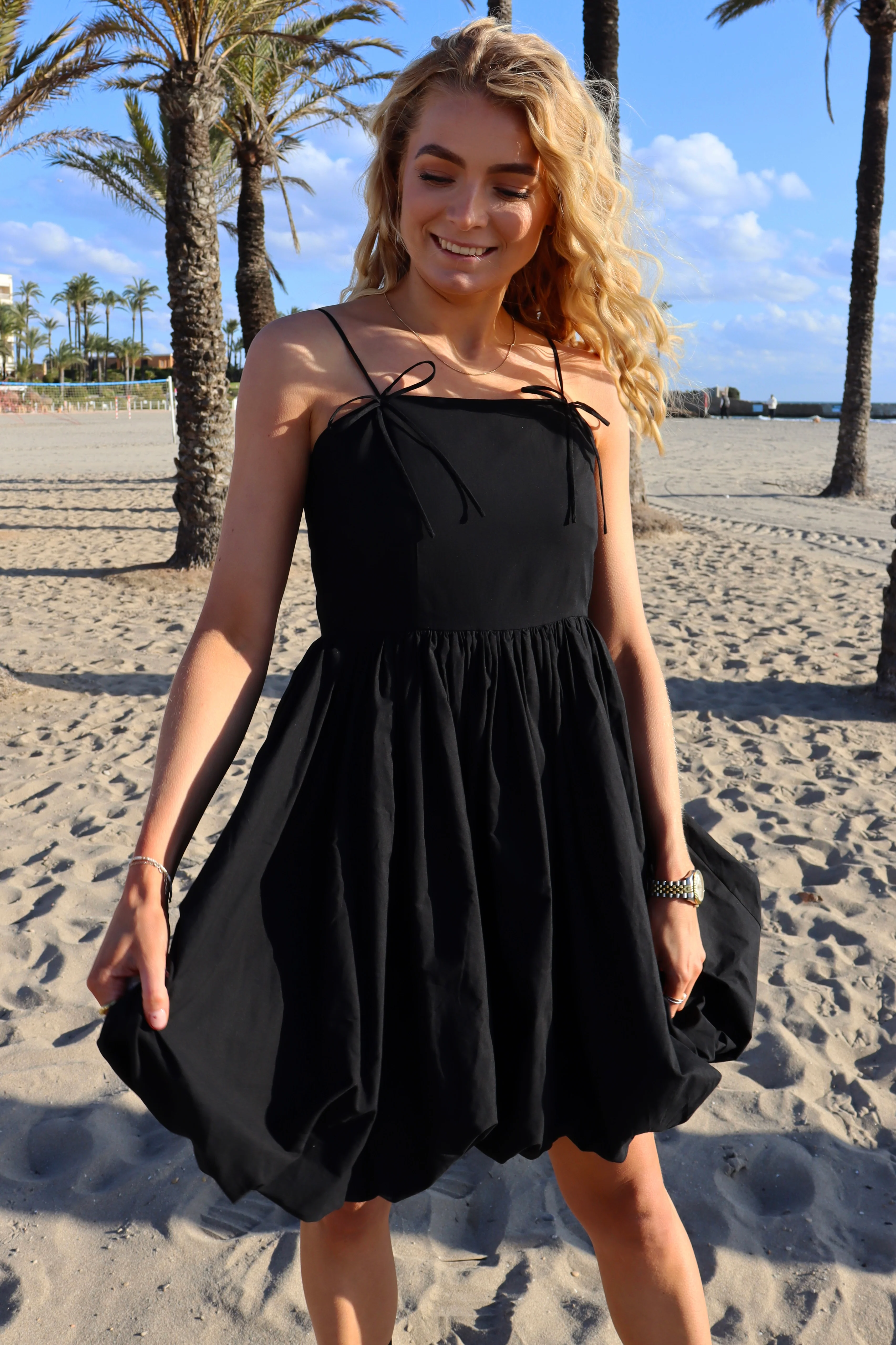 Balu Strap Dress | Black | Kjole fra Liberté