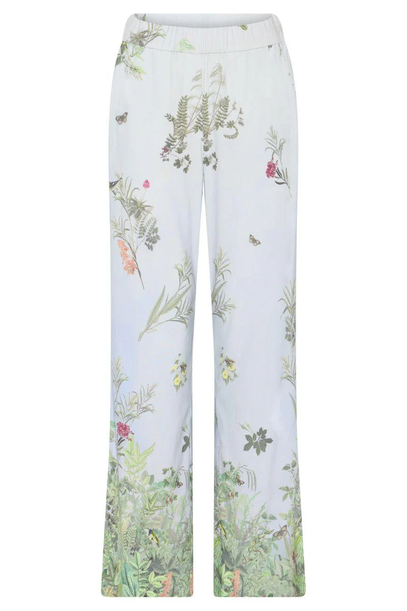 Bay wide leg pants | Light Blue | Bukser fra Gustav - Image 3