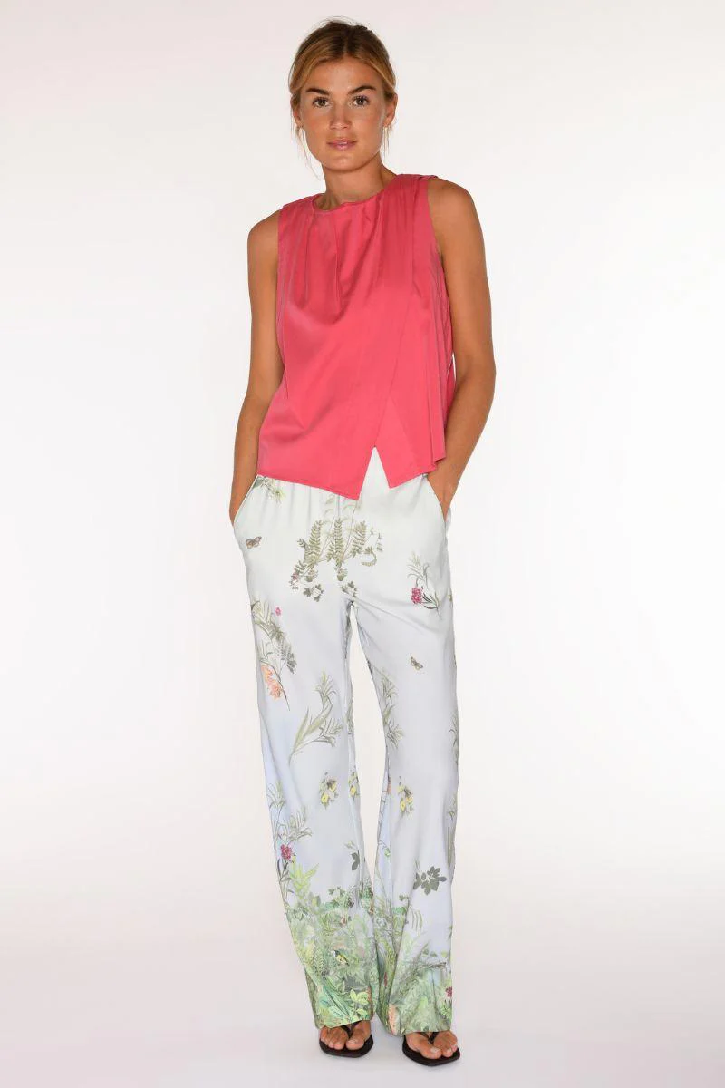 Bay wide leg pants | Light Blue | Bukser fra Gustav - Image 4