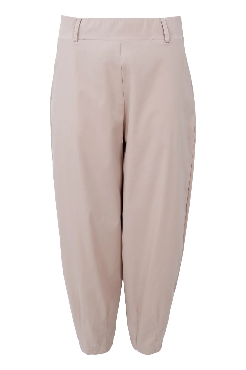 Beate Barrel Pant | Beige | Bukser fra Black Colour