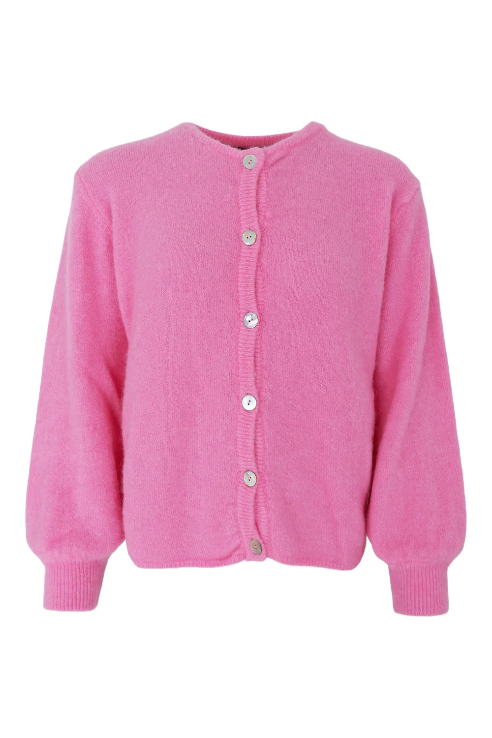 Bella Knit Cardigan | Pink | Strik fra Black Colour
