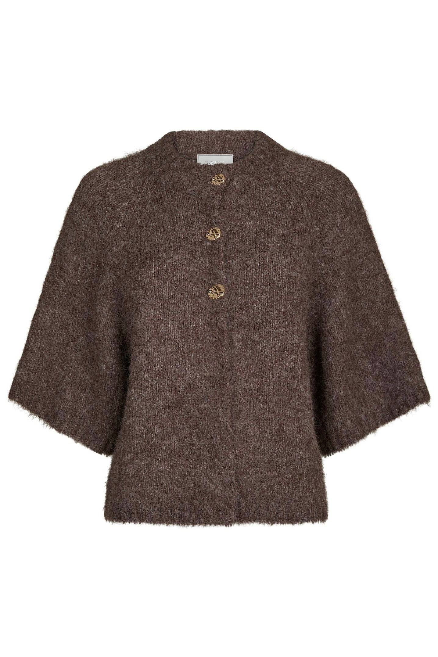 Benuta Fluffy Knit Cardigan | Light Brown | Strik fra Neo Noir - Image 2
