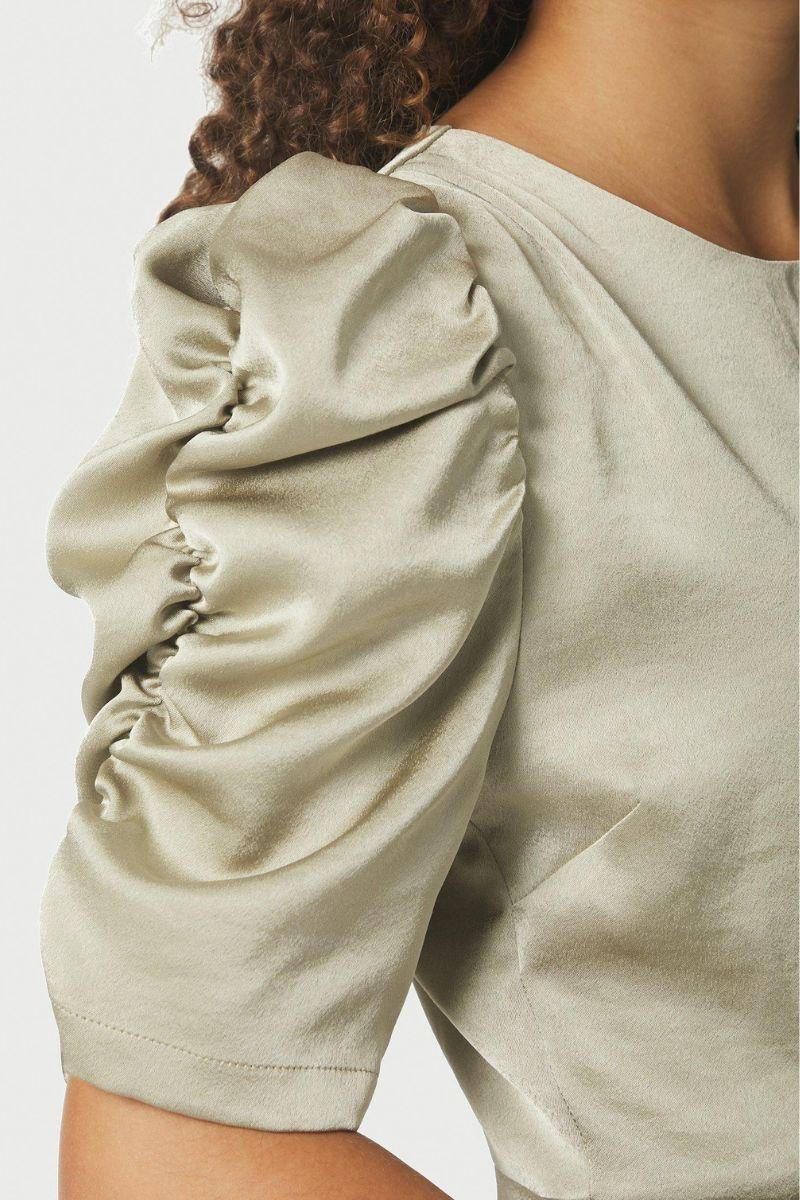 Benuti Solid Dress | Light Green | Kjole fra Neo Noir - Image 7