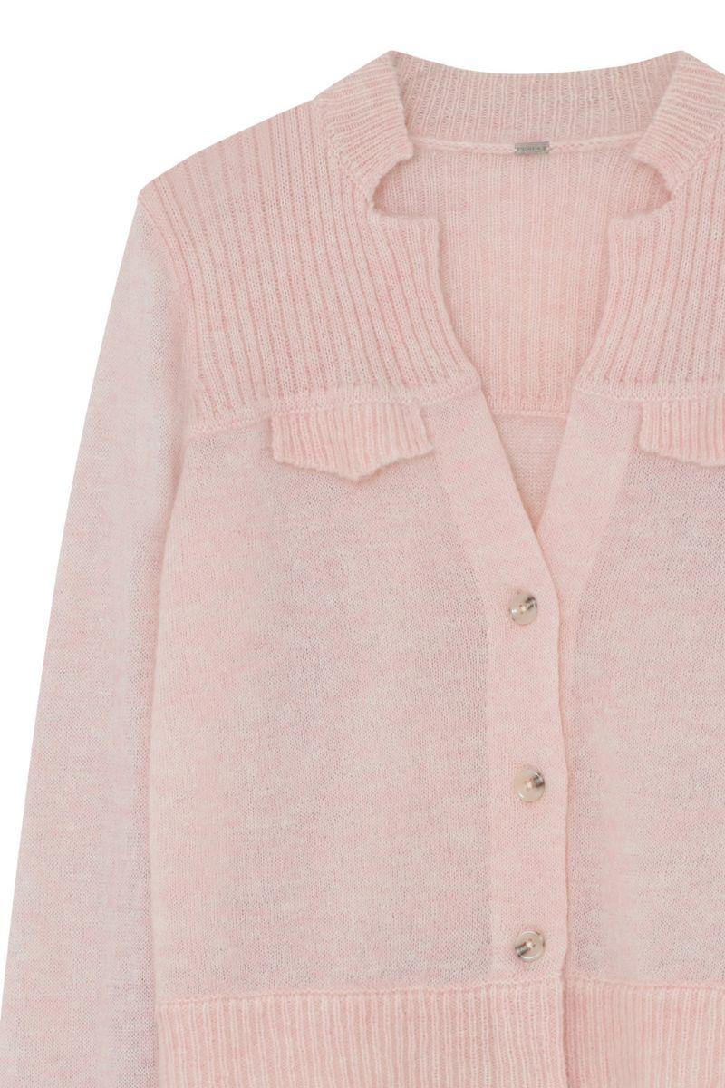 Bera, knit cardigan | PastelPink | Strik fra Gustav - Image 4