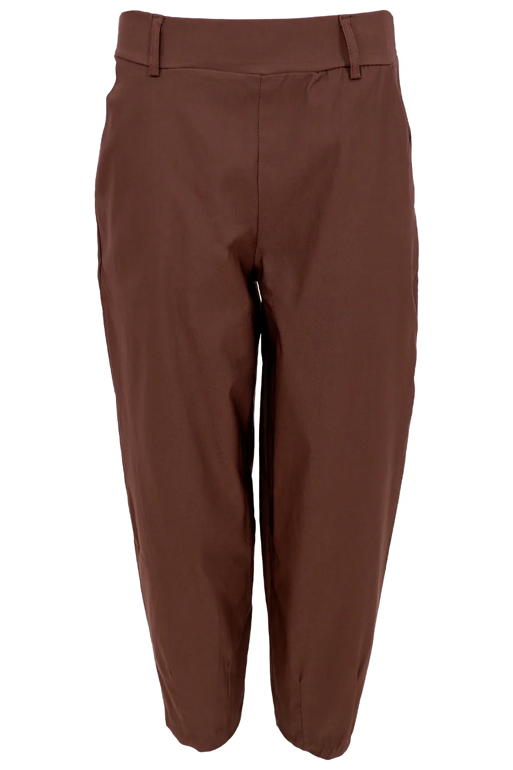 Beverly Barrel Pant | Hazelnut Brown | Bukser fra Black Colour