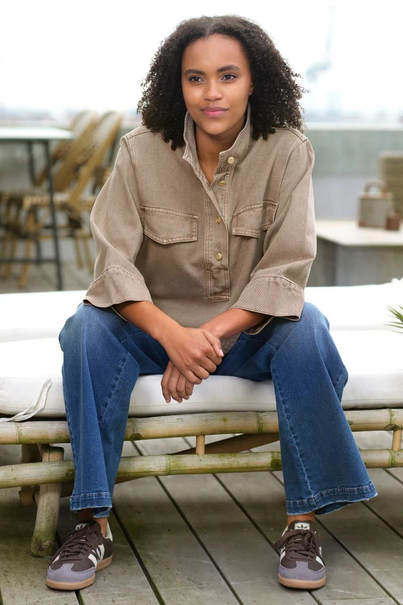Bianca Blouse 2782 | Latte | Bluse fra Prepair - Image 3