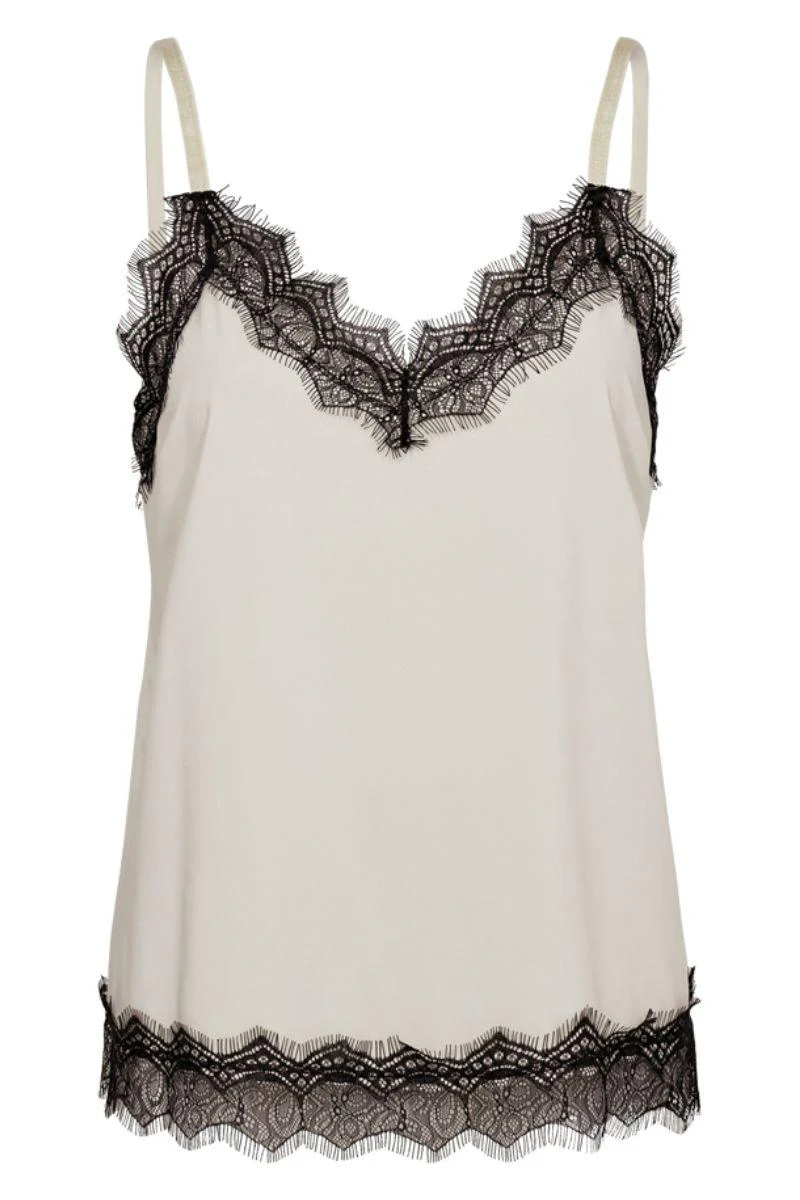 Bicco Top 207641 | Moonbeam W. Black | Top fra Freequent