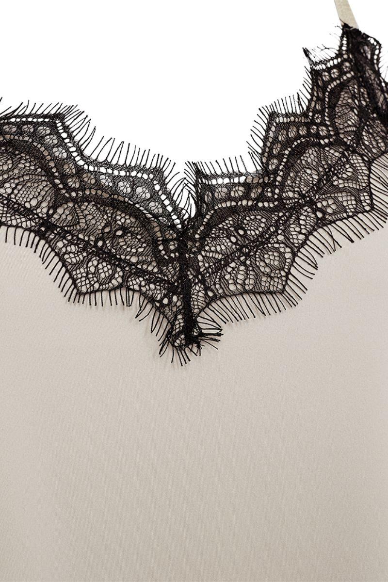 Bicco Top 207641 | Moonbeam W. Black | Top fra Freequent - Image 4