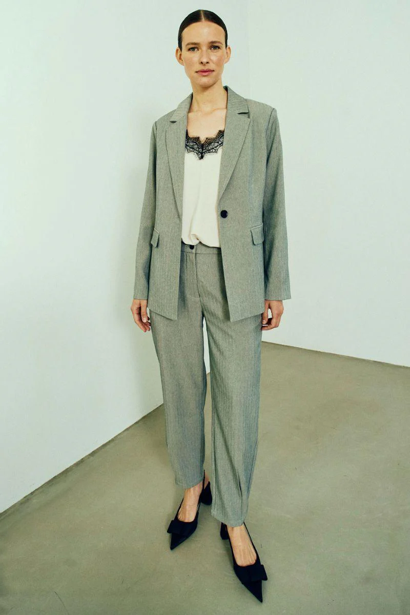 Bicco Top 207641 | Moonbeam W. Black | Top fra Freequent - Image 5