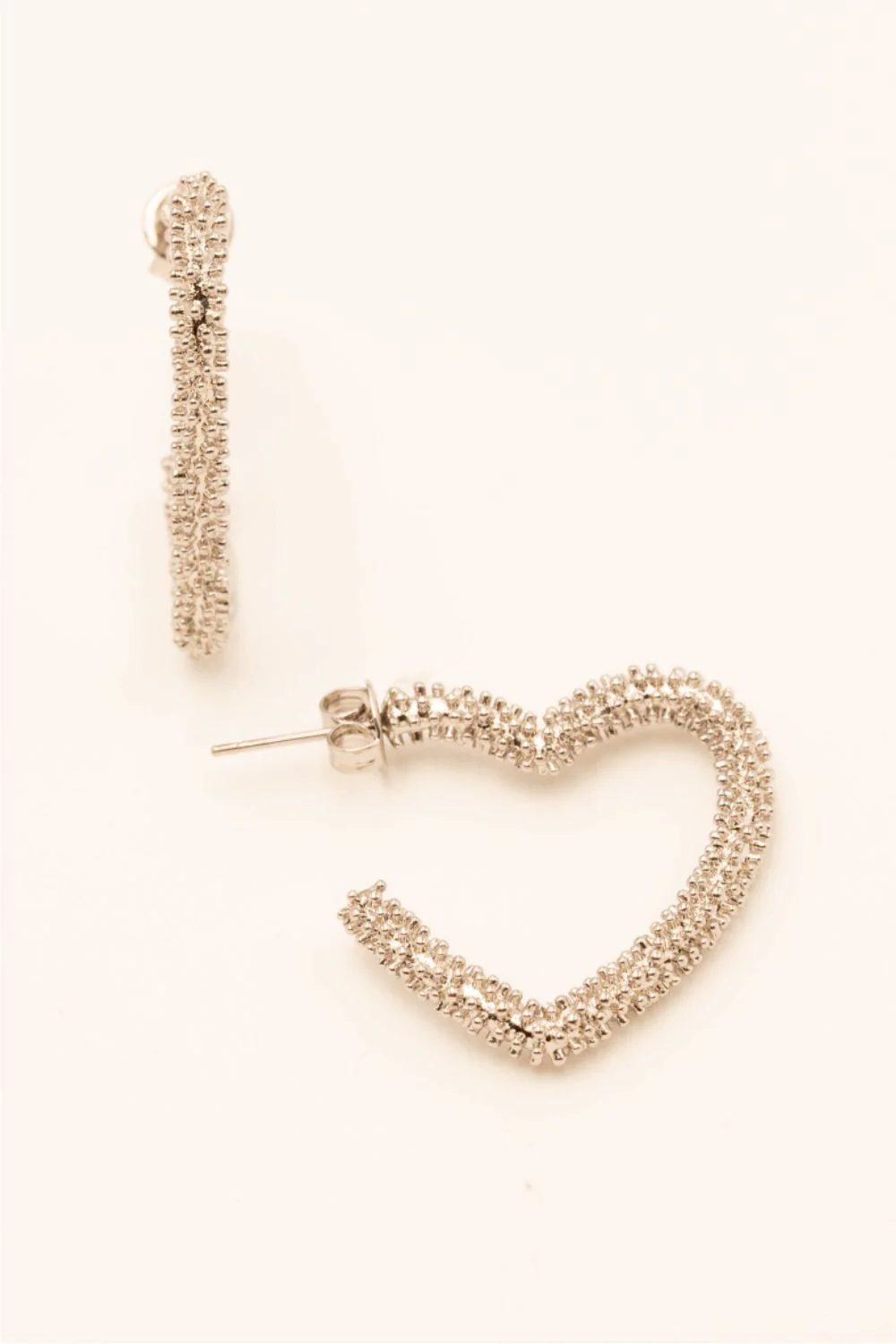 Big Heart Earring | Sølv | Øreringe fra Birdsong - Image 3