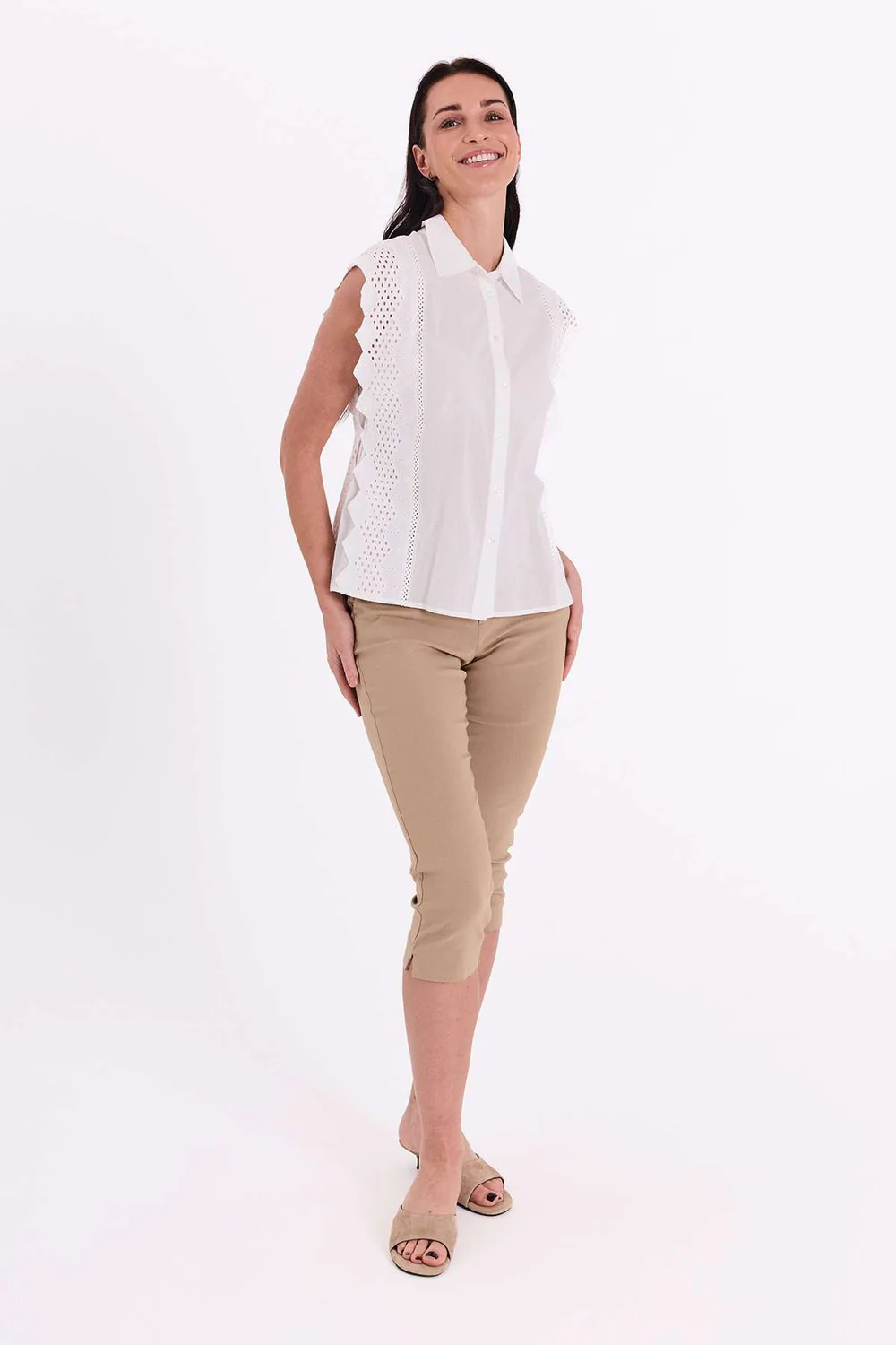 Bina Blouse 208208 | Brilliant White | Bluse fra Freequent - Image 7