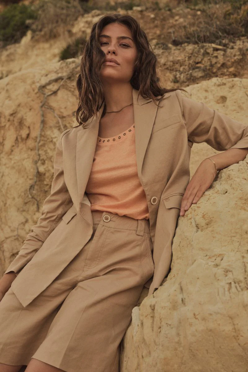 Bine Lincel Blazer | Ginger Root | Blazer fra Mos Mosh - Image 4