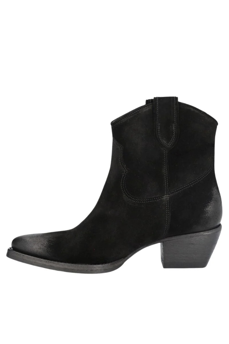 A4742 | Black Babysilk Suede 500 | Støvler fra Billi Bi - Image 4