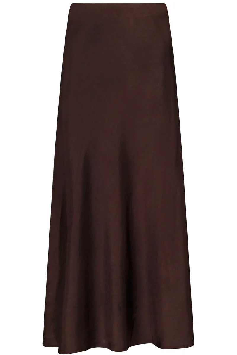 Bovary Skirt | Dark Brown | Nederdel fra Neo Noir - Image 2