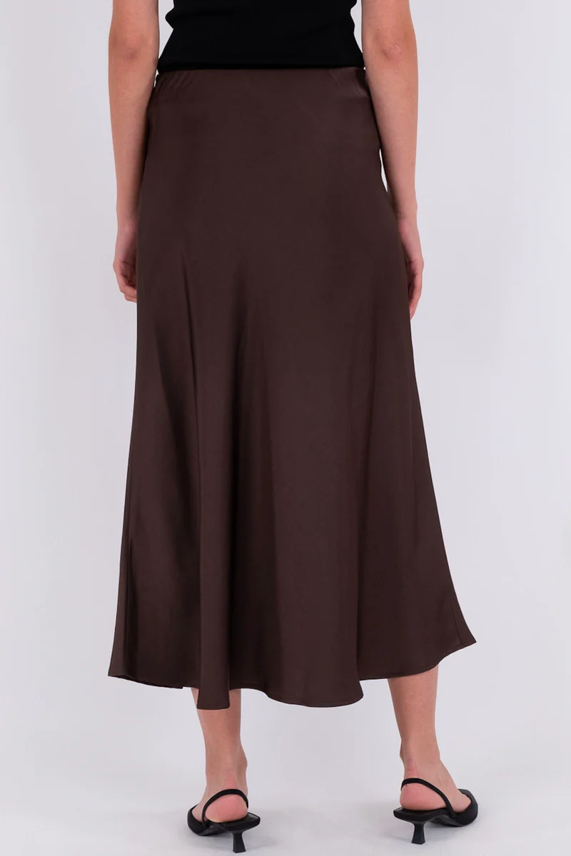 Bovary Skirt | Dark Brown | Nederdel fra Neo Noir - Image 6