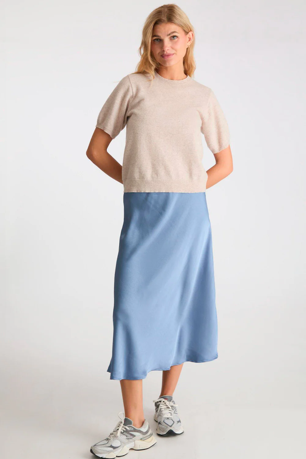 Bovary Skirt | Smoke Blue | Nederdel fra Neo Noir - Image 5