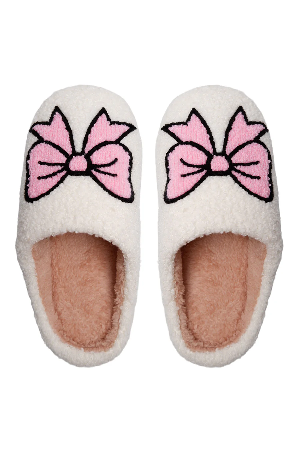 Bow Slippers | Off White | Sutsko fra Black Colour - Image 4