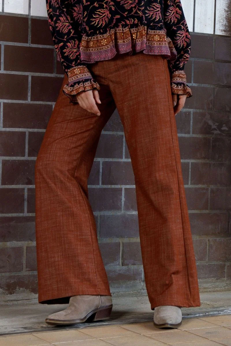 Box Pant 40310 | Camel | Bukser fra Black Colour - Image 2