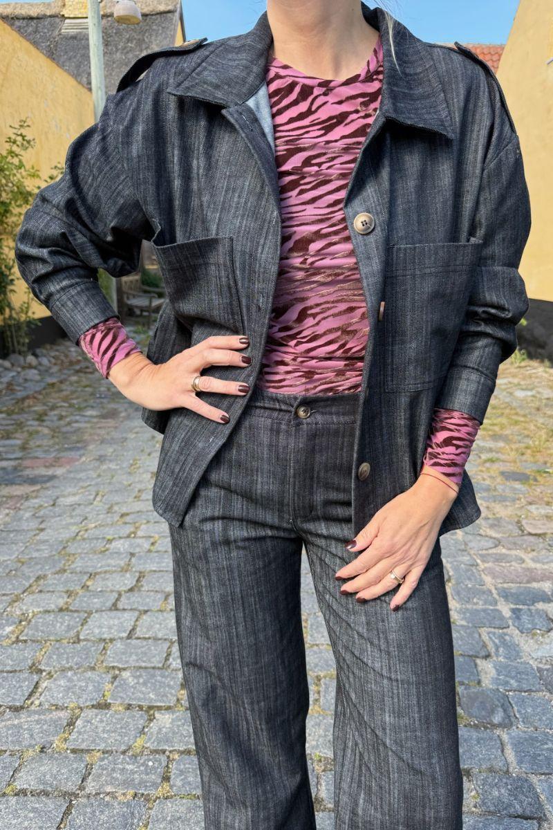 Box Pant | Black Denim | Bukser fra Black Colour - Image 7